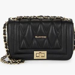 Valentino by Mario Valentino Beatriz D Leather Shoulder Bag