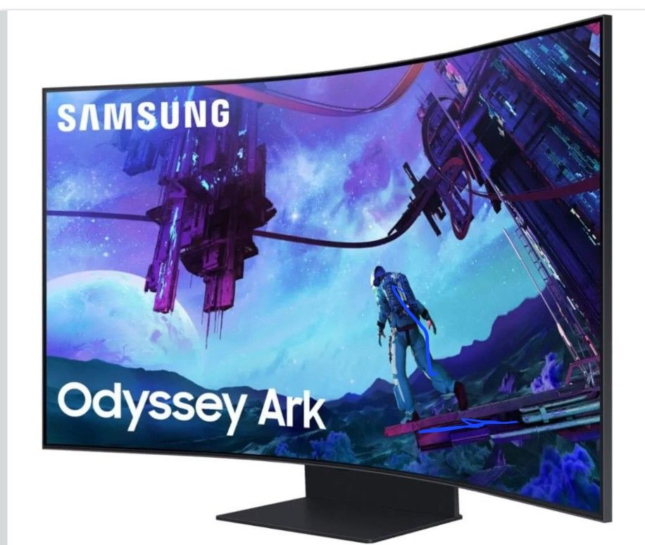 55" Samsung Odyssey Ark Curved 4k Gaming Monitor