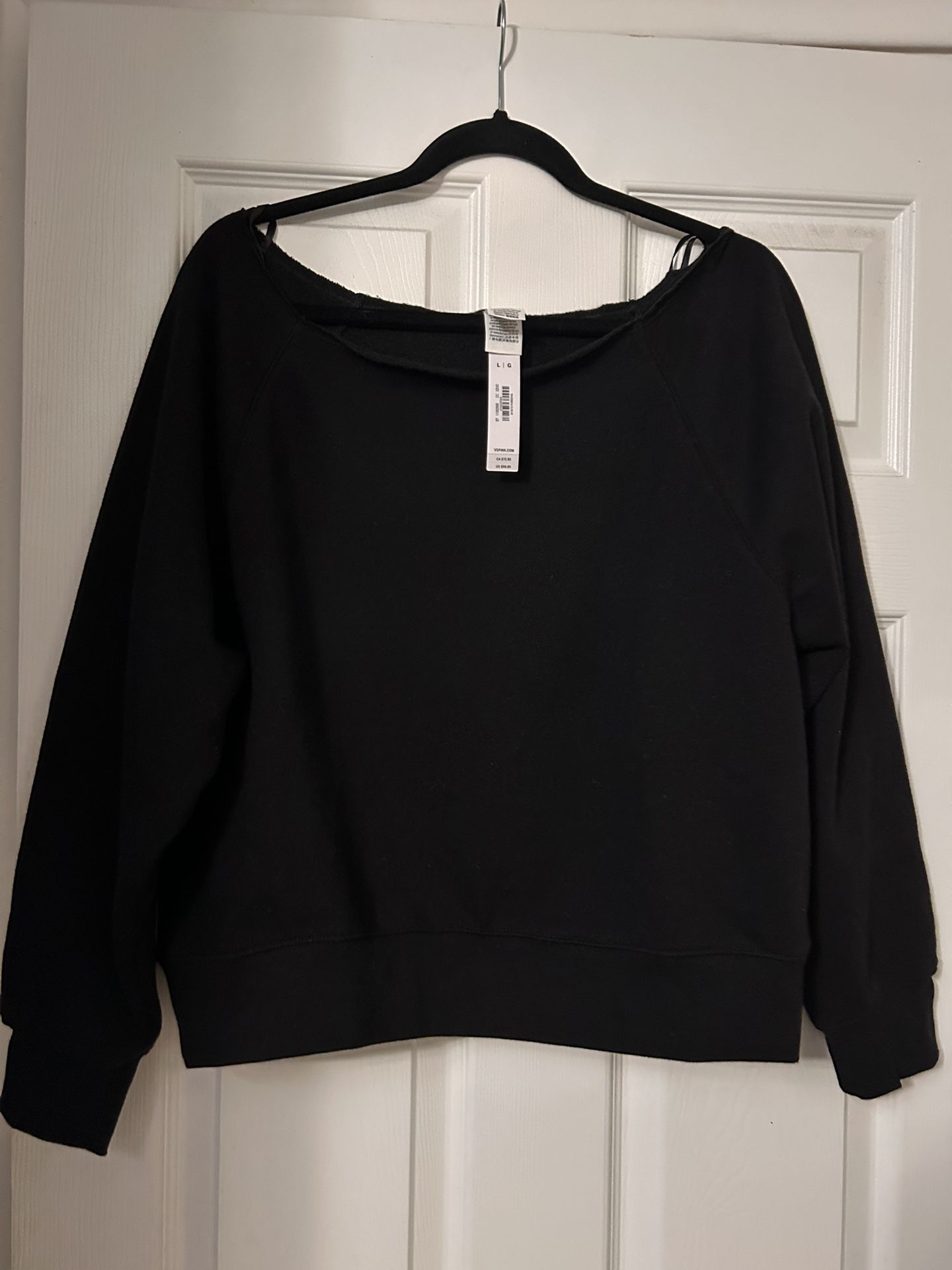 Ivy Fleece Off The Shoulder Sweatshirt