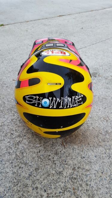 Jeremy McGrath showtime helmet