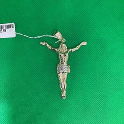 10KT Gold Jesus Pendant 