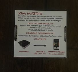 XIM Matrix Precision Mouse Keyboard Adapter Xbox PS5 PC Macros Multi input  for Sale in Louisville, KY - OfferUp