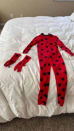 Miraculous Ladybug Costume with Gloves SIZE 7/8