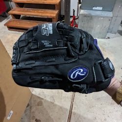 Rawlings Left-Handed Women’s Softball Glove – 12.5” All-Leather Shell