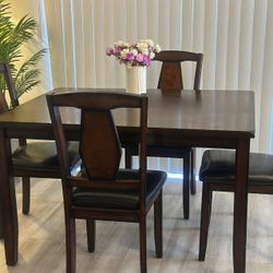 Solid Wood Dining Table 