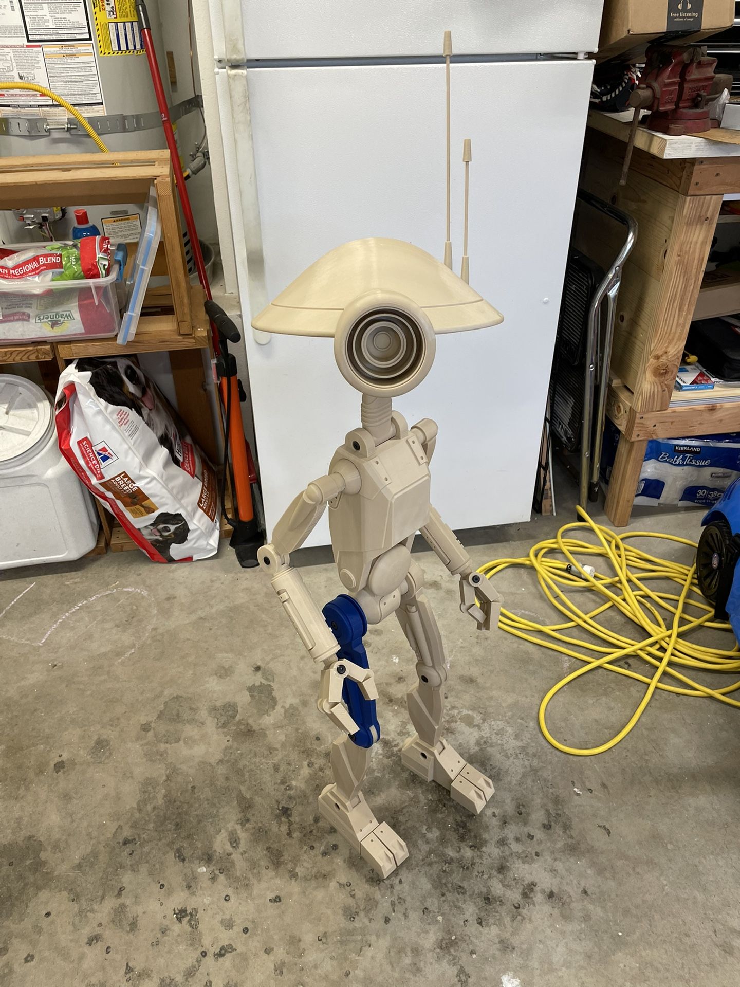 Full Scale 3D Printed Star Wars B1 Battle Droid Pit Droid Custom Prop Replica Cosplay