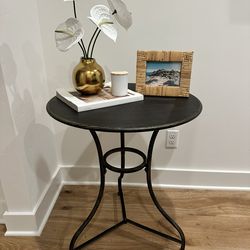 World Market Round Metal Table
