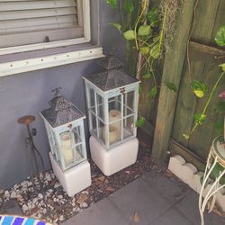 2 large lanterns.