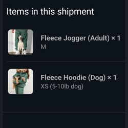 Matching Dog/human Set Clothes