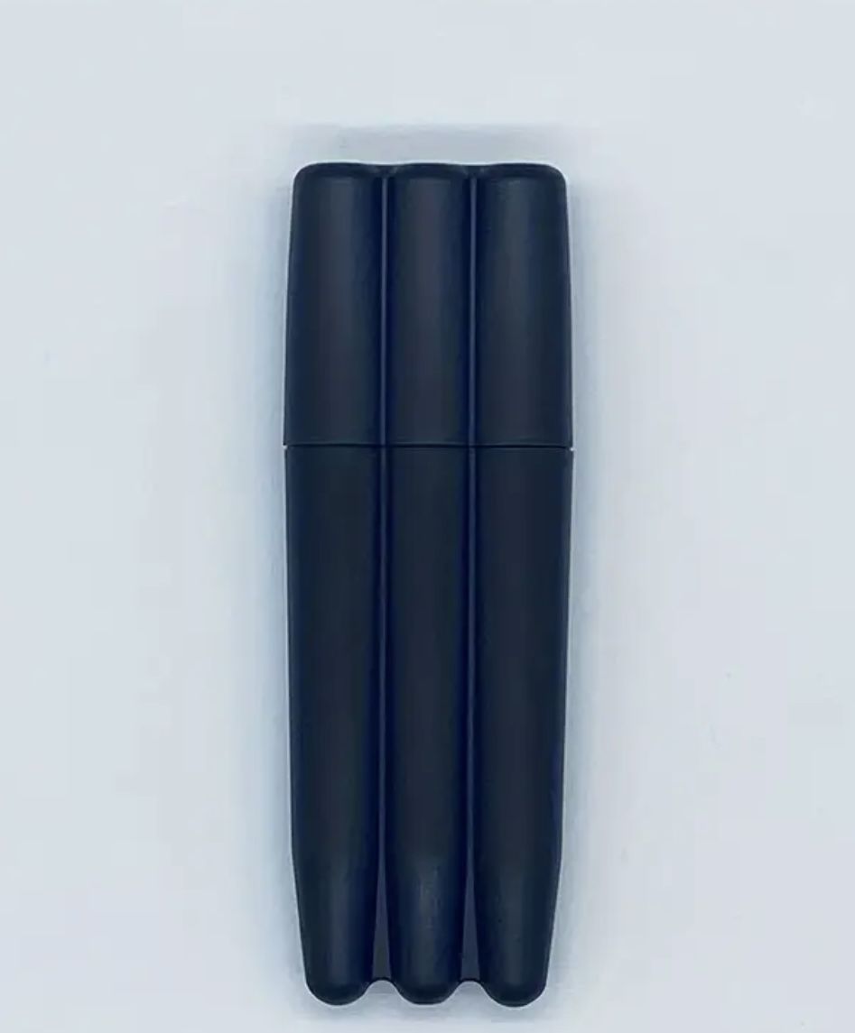 Moisture-proof 3-tube Pre-roll/Cigar Storage Case