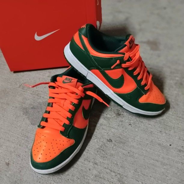 Nike Dunk Low "Miami Hurricanes" 9M / 10.5W