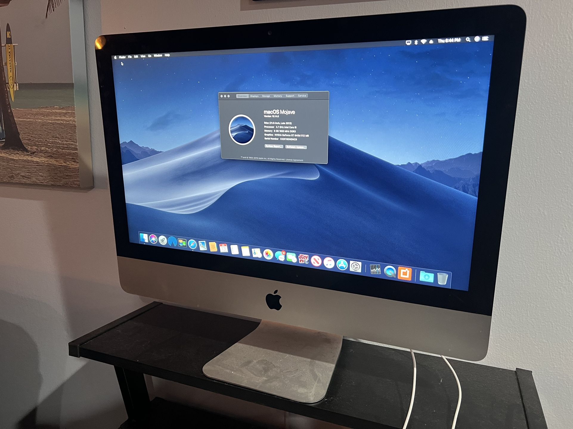 21.5 Inch iMac (Late 2012) for Sale in Hollywood, FL OfferUp
