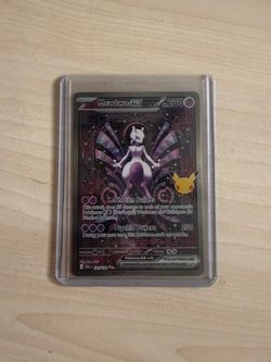 Mewtwo ex pokemon card