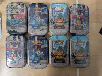 8x Pokemon Lumiose Tins