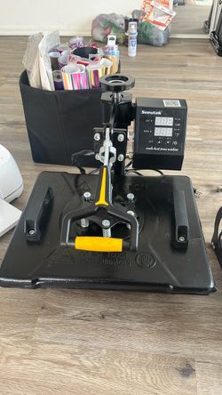 Ultimate Crafting Business Bundle: Cricut Maker & Seeutek 5-in-1 Heat Press + Mega Tool Kit