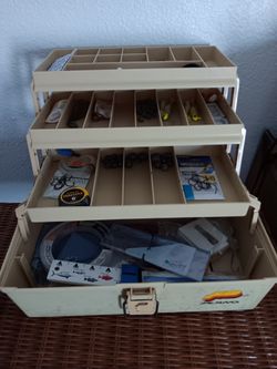 Fishing Tackle Box And Tackle