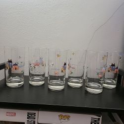 International Heartland 10 Oz Glassware Tumbler Lot Of  6