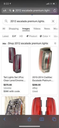 Cadillac Escalade Tail Lights