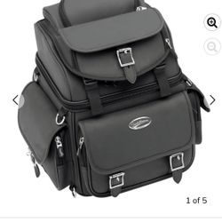 SADDLEMEN BR1800EX Back Seat/ Sissy Bar Bag - P/N 3515-0118 (21717)