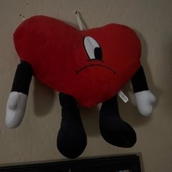 Bad Bunny Heart Plushie 