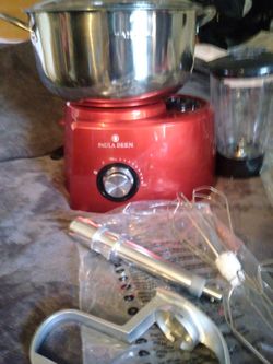 PAULA DEANBREAD DOUGH,COOKIE, MAKER,PLUS A DRINK MIXER,ALL OF THE ITEM
