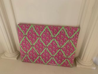 Vera Bradley Vision Board Bulletin Message Pin Photo Ribbon Memo Pink Girls Room Decor Office