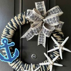 Beach Blue Wreath