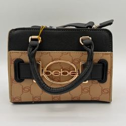 Bebe Leilani Monogram Almond Crossbody