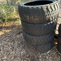 4 Tires 3 Are Pretty Good 1 Will Need To Be Replaced Soon