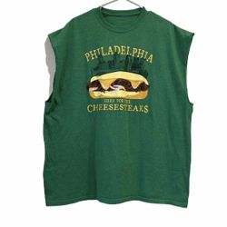Unbranded Graphic Philadelphia Here For The Cheesesteaks Adults Unisex T-shirt 