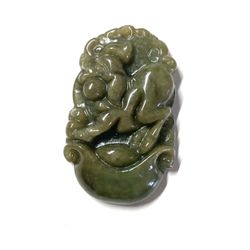 Jade Jadeite Dog Pendant Necklace 90017