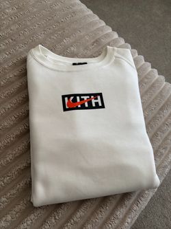 Kith x Nike Collaboration Crewneck Sweatshirt White XXL