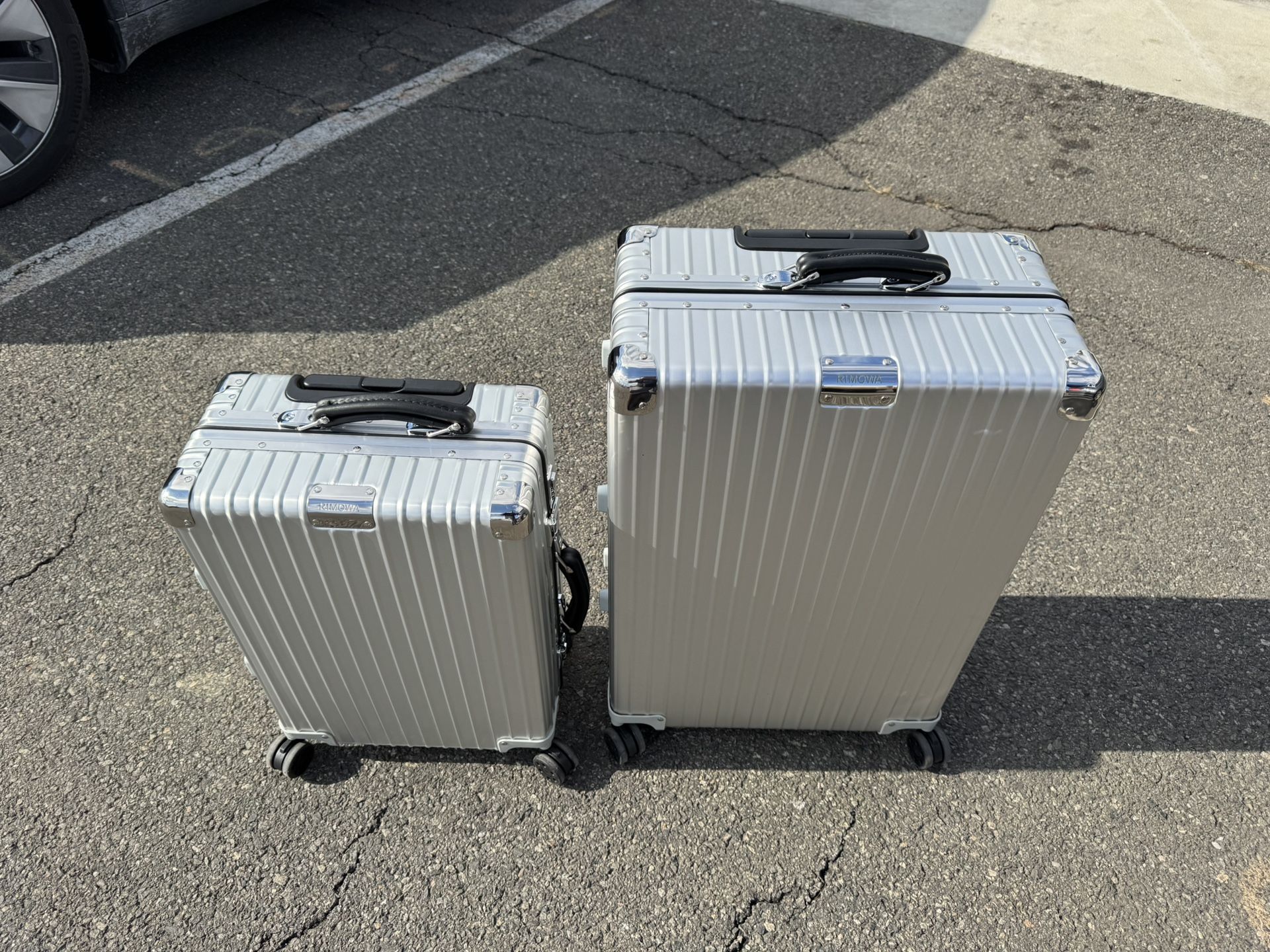 Rimowa luggage set classic Cabin and Check-In M aluminum Luggage