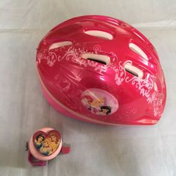 Disney Princess bike helmet & bell
