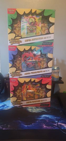 Pokémon Center Ascended Heroes EX BOX Lot (3 Sealed Boxes)