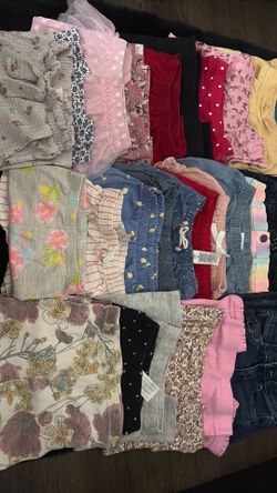 Baby girl bottoms bundle