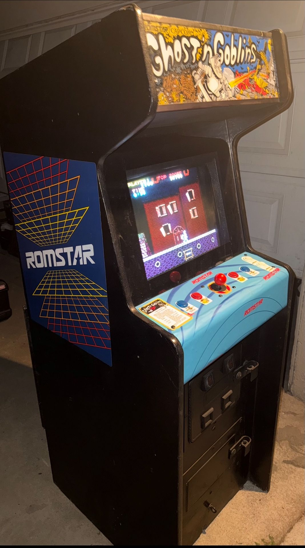 Arcade Ghosts & Goblins ( Romstar/capcom) Cabinet