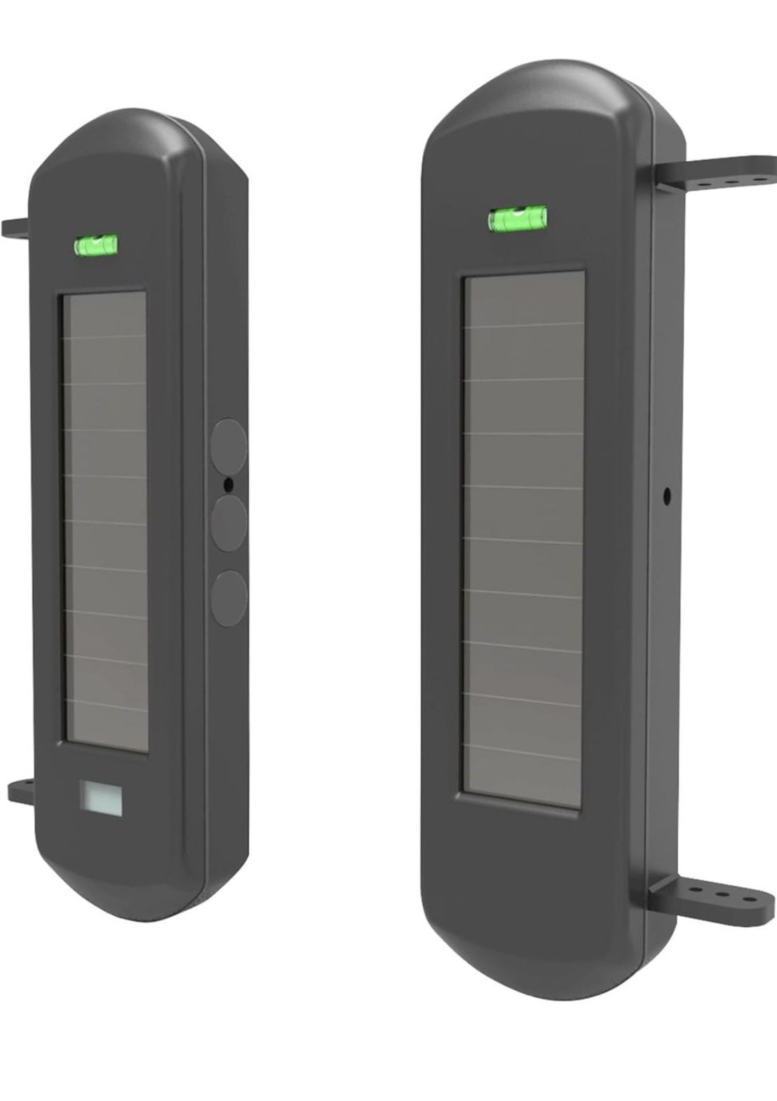 HTZSAFE Solar Wireless Outdoor Photoelectric 3 Beam Sensor Waterproof(IP66) Wireless Transmission