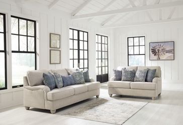 Traemore Beige Linen Sofa & Loveseat