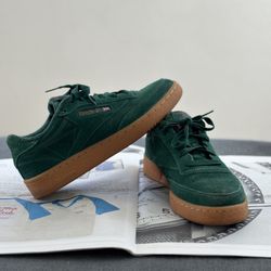 Reebok C85 Green Suede Men’s Size 8 