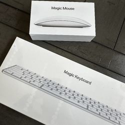 Apple Magic Keyboard And Mouse