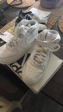 Nike Air Force 1 Mid White Sneakers
