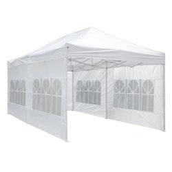 10x20 Pop Up Canopy Tent With Sidewalls