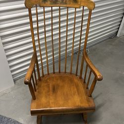 Nichols & Stone Rocking Chair With Stencil