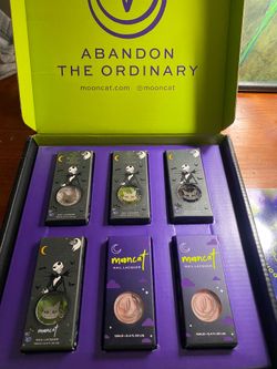 BNIB Mooncat x Disney Tim Burton’s The Nightmare Before Christmas Limited Edition Nail Polish Set –Unused Collection