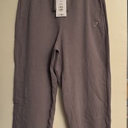 Oversized Fits Fleece Joggers In Grey Size Medium 