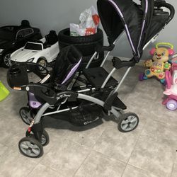 Double Convertible Baby Stroller