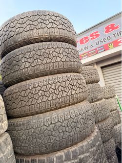 275/60r20 Goodyear tires en Excelentes condiciones de Vida las 4