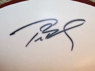 Tom Brady autographed football Jsa authentic