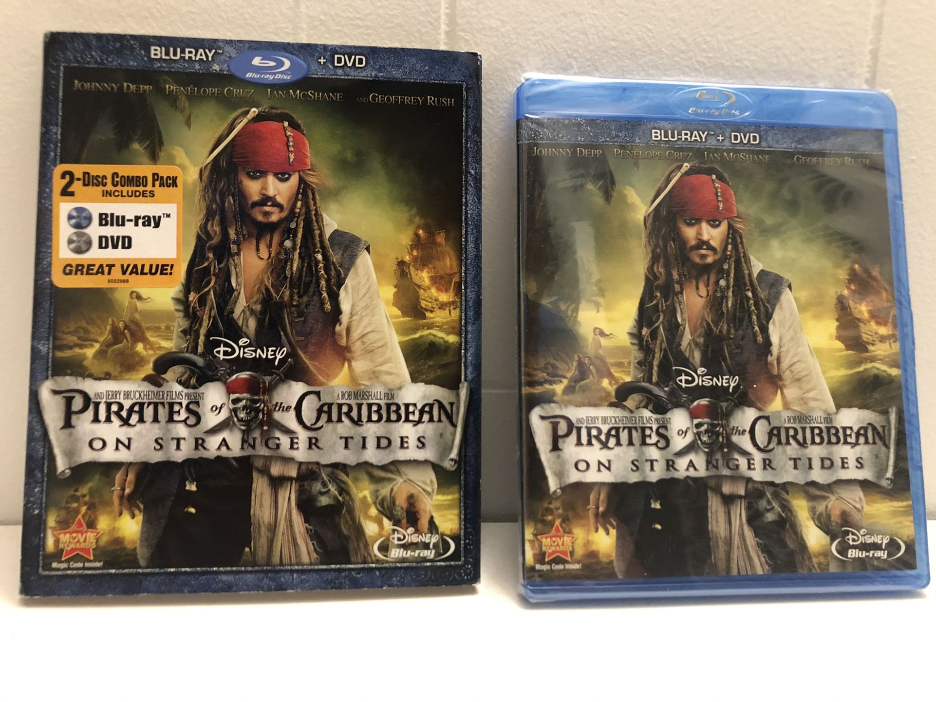 Pirates of the Caribbean: On Stranger Tides / Blu Ray (New)